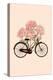 Bicycle and Flower : Paris, 2022 (Digital)-Florent Bodart-Premier Image Canvas