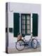 Bicycle Leaning Against a Wall, Ile De Re, France, Europe-Guy Thouvenin-Premier Image Canvas