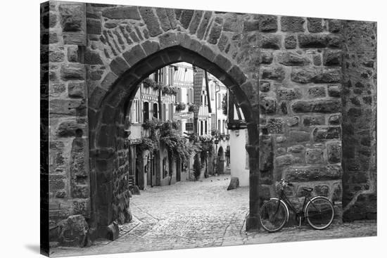 Bicycle of Riquewihr-Monte Nagler-Stretched Canvas