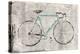 Bicycle on news-OnRei-Stretched Canvas
