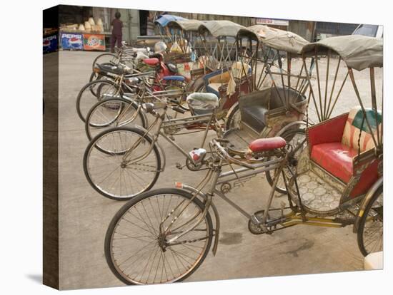 Bicycle Taxis, Khon Kaen, Thailand-Gavriel Jecan-Premier Image Canvas