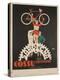 Bicycles Cossu Sardegna, Italian Advertising Poster-null-Premier Image Canvas