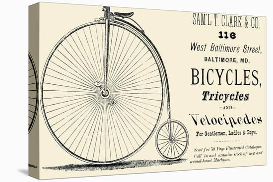 Bicycles, Tricycles, and Velocipedes-null-Stretched Canvas