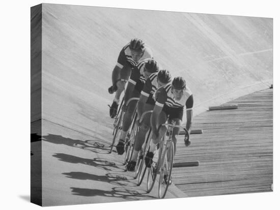 Bicyclists Competing at the Olympics-George Silk-Premier Image Canvas