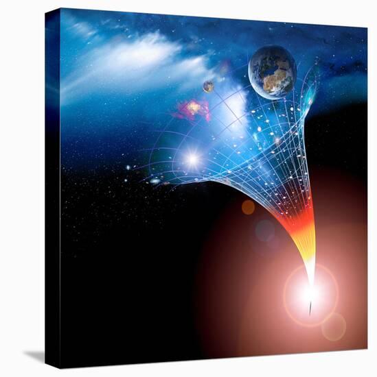 Big Bang Origin of the Universe, Artwork-Detlev Van Ravenswaay-Premier Image Canvas