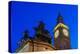 Big Ben and Boadicea Statue, dusk, Westminster, London, England, United Kingdom, Europe-John Guidi-Premier Image Canvas