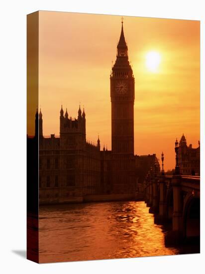 Big Ben and Houses of Parliament, Unesco World Heritage Site, London, England-Kathy Collins-Premier Image Canvas