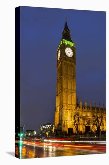 Big Ben at Dusk, London, England, United Kingdom-Charles Bowman-Premier Image Canvas