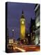 Big Ben at night with traffic, London, England-Alan Klehr-Premier Image Canvas