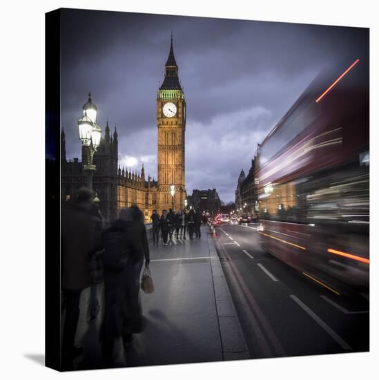 Big Ben, Houses of Parliament and Westminster Bridge, London, England-Jon Arnold-Premier Image Canvas