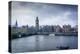 Big Ben (the Elizabeth Tower) and Westminster Bridge on a winter's morning, London, England, United-Fraser Hall-Premier Image Canvas