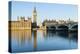 Big Ben, the Palace of Westminster, UNESCO World Heritage Site, and Westminster Bridge, London, Eng-Fraser Hall-Premier Image Canvas