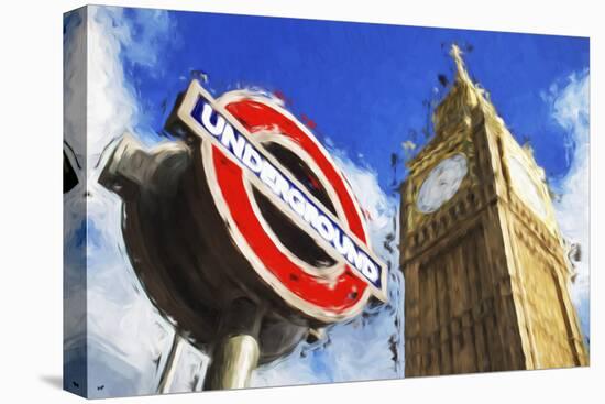 Big Ben Underground - In the Style of Oil Painting-Philippe Hugonnard-Premier Image Canvas