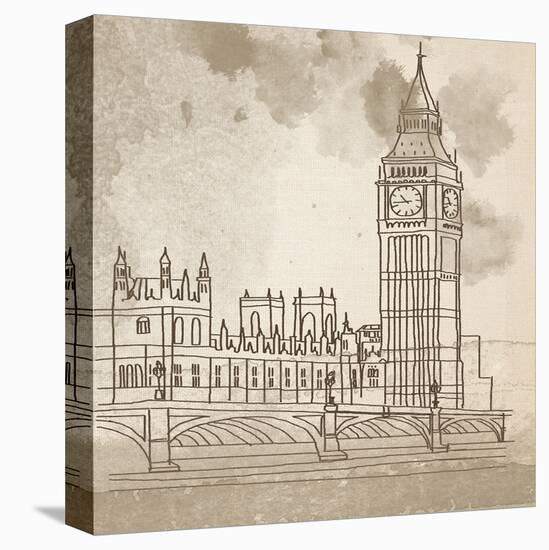 Big Ben-Irena Orlov-Stretched Canvas