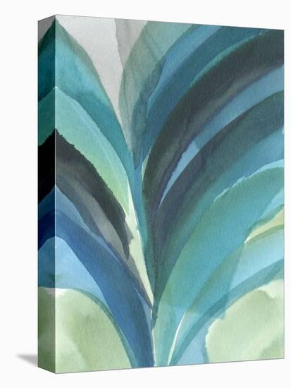 Big Blue Leaf II-Jodi Fuchs-Stretched Canvas