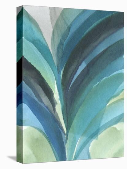 Big Blue Leaf II-Jodi Fuchs-Stretched Canvas