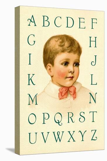 Big Boy's Alphabet-Ida Waugh-Stretched Canvas