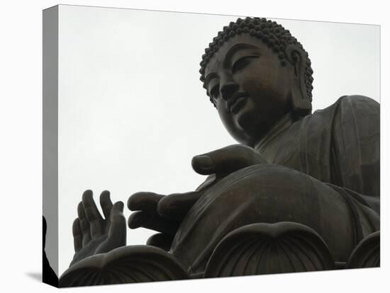 Big Buddha Statue, Po Lin Monastery, Lantau Island, Hong Kong, China-Amanda Hall-Premier Image Canvas