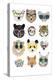 Big Cats in Glasses Print-Hanna Melin-Premier Image Canvas