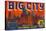 Big City Celery Crate Label-null-Stretched Canvas