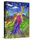 Big Diva Angel and Moon-Wyanne-Premier Image Canvas