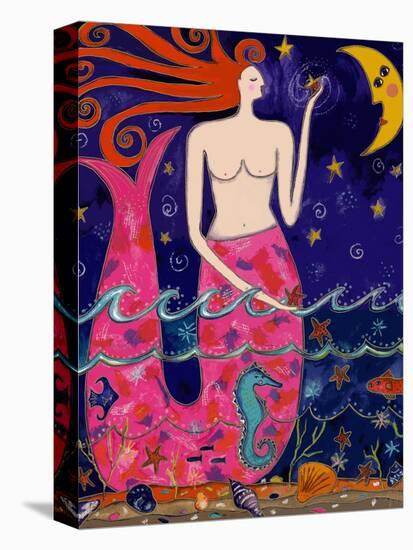 Big Diva Mermaid Making Stars-Wyanne-Premier Image Canvas