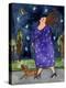 Big Diva Walking Little Dog-Wyanne-Premier Image Canvas