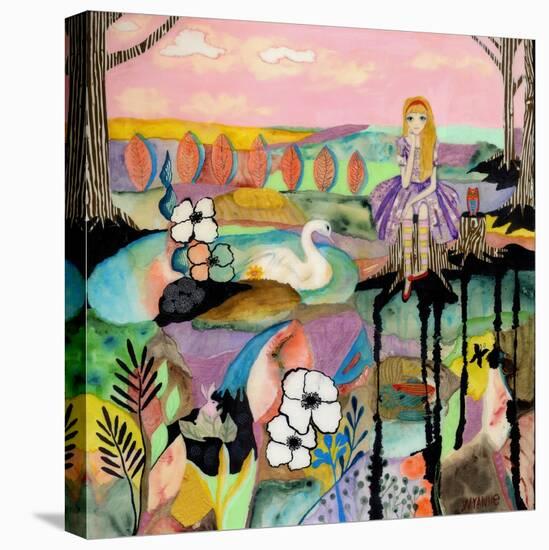 Big Eyed Girl a World Her Qwn-Wyanne-Premier Image Canvas