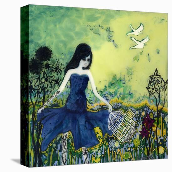 Big Eyed Girl Letting Go-Wyanne-Premier Image Canvas