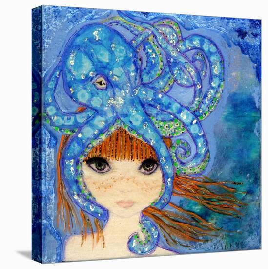 Big Eyed Girl Ocean Blue-Wyanne-Premier Image Canvas
