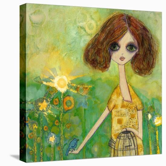 Big Eyed Girl Should You Stay or Should You Go-Wyanne-Premier Image Canvas