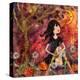 Big Eyed Tambourine Girl-Wyanne-Premier Image Canvas