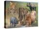 Big Five-David Stribbling-Stretched Canvas