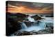 Big Island Sunset Seascape, Hawaii Magic Aloha Travel Adventure-Vincent James-Premier Image Canvas