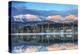 Big Mountain Reflects in Whitefish Lake, Whitefish, Montana, Usa-Chuck Haney-Premier Image Canvas