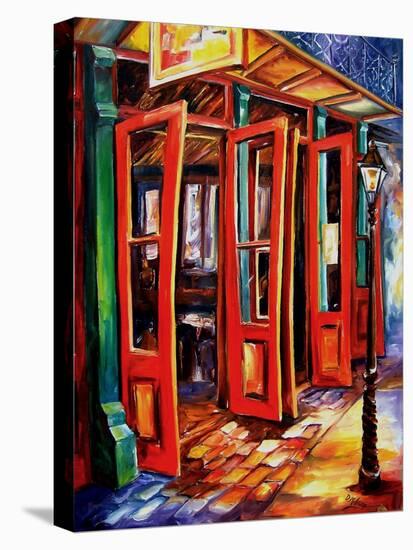 Big Red Doors In The French Quarter-Diane Millsap-Stretched Canvas