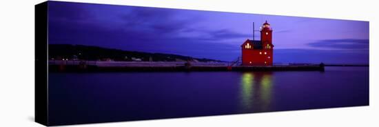 Big Red Lighthouse, Holland, Michigan, USA-null-Premier Image Canvas