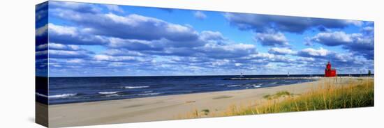 Big Red Lighthouse, Holland, Michigan, USA-null-Premier Image Canvas