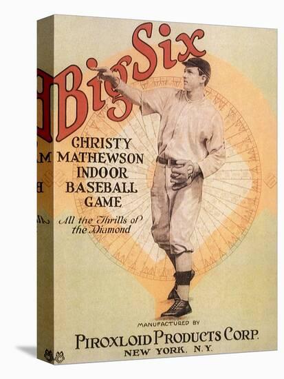 Big Six: Christy Mathewson Indoor Baseball Game, c.1910-null-Premier Image Canvas