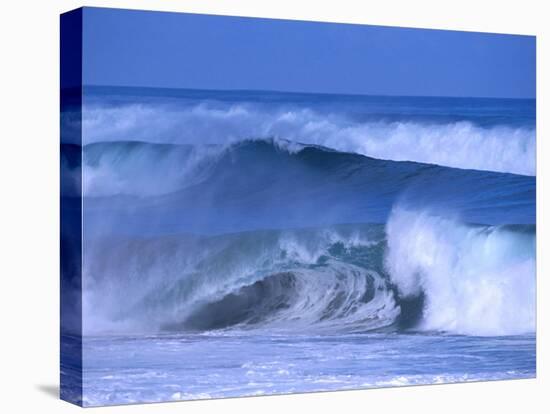 Big Surf at Papohaku Beach, Molokai, Hawaii, USA-Karl Lehmann-Premier Image Canvas