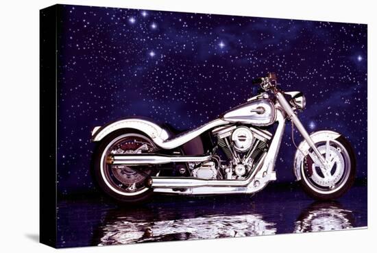 Big Twin Softail-null-Stretched Canvas