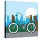 Bike City and Healthy Lifestyle Design-Jemastock-Stretched Canvas