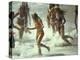 Bikini Clad Teens Frolicking in Surf at Beach-Co Rentmeester-Premier Image Canvas