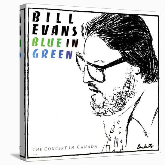 Bill Evans - Blue in Green-null-Stretched Canvas