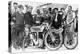 Bill Lacey and Tommy Atkins with a Norton Bike, 1931-null-Premier Image Canvas