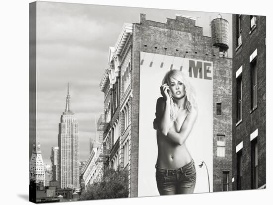 Billboards in Manhattan Number 2-Julian Lauren-Stretched Canvas