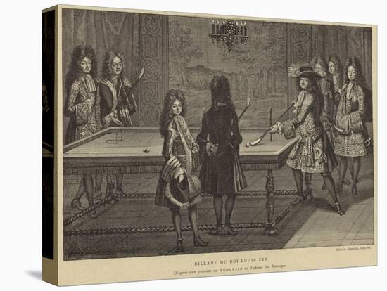 Billiard Table of King Louis XIV of France-null-Premier Image Canvas