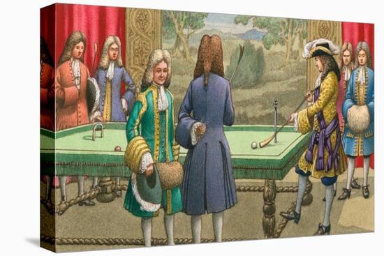 Billiards, as Played by Louis XIV at Versailles-Pat Nicolle-Premier Image Canvas