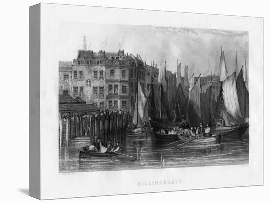 Billingsgate, London, 19th Century-J Woods-Premier Image Canvas
