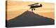 Biplane fly-by at Madras Airshow, Oregon.-William Sutton-Premier Image Canvas